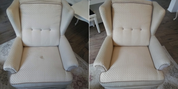 Curatat fotoliu material textil